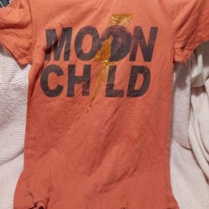 Graphic fitted tee boho